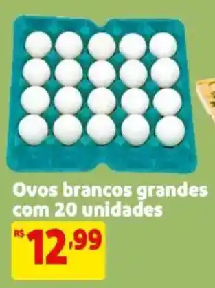Mercado Extra Ovos brancos grandes oferta
