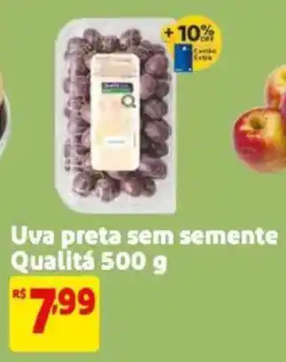 Mercado Extra Uva preta sem semente oferta