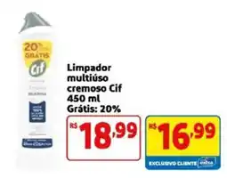 Mercado Extra Limpador multiuso cremoso Cif oferta