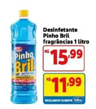 Desinfetante Pinho Bril fragrâncias