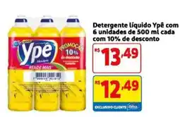 Mercado Extra Detergente liquido Ypê oferta