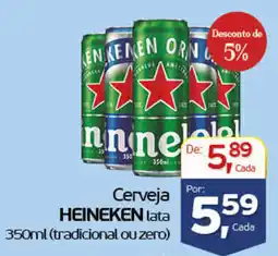 Cometa Supermercados Cerveja heineken lata oferta