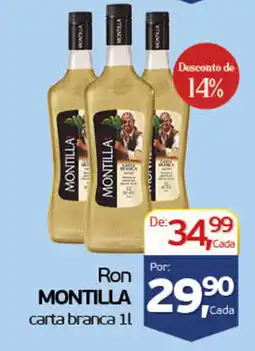Cometa Supermercados Ron montilla carta branca 1l oferta