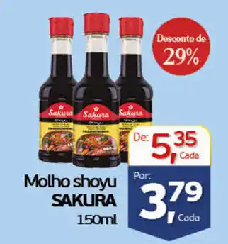 Cometa Supermercados molho shoyu sakura oferta