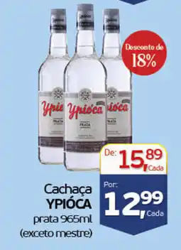 Cometa Supermercados Cachaça ypióca prata oferta