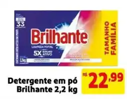 Mercado Extra Detergente em pó Brilhante oferta