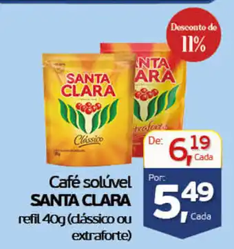 Cometa Supermercados Café solúvel santa clara oferta