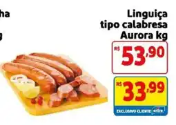 Mercado Extra Linguiça tipo calabresa aurora kg oferta