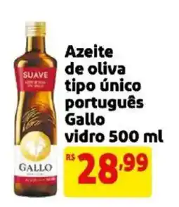 Mercado Extra Azeite de oliva tipo único português gallo oferta