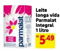 Mercado Extra Leite longa vida Parmalat integral oferta