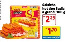 Mercado Extra Salsicha hot dog Sadia oferta