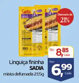 Cometa Supermercados Linguiça fininha sadia mista defumada oferta