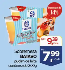 Cometa Supermercados Sobremesa batavo pudim de leite condensado oferta
