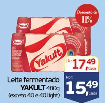 Cometa Supermercados Leite fermentado yakult oferta