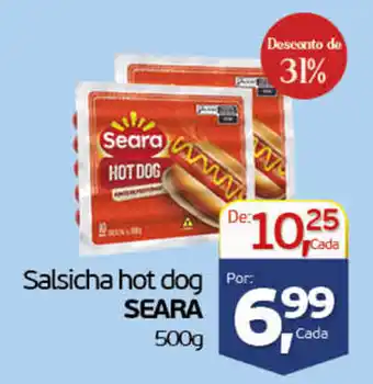 Cometa Supermercados Salsicha hot dog SEARA oferta