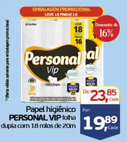 Cometa Supermercados Papel higiênico personal vip folha dupla oferta
