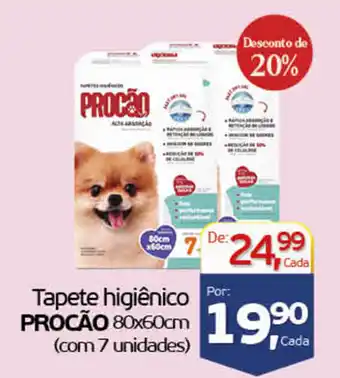 Cometa Supermercados Tapete higiênico procão oferta