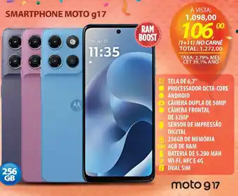 Lojas Cem Smartphone moto g17 oferta