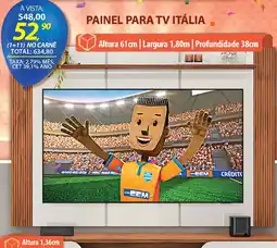 Lojas Cem Painel para tv itália oferta