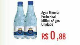 Mart Minas Agua mineral porto real 500ml s/ gas unidade oferta