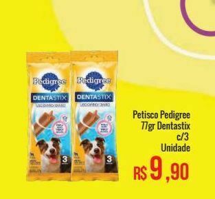 Mart Minas Petisco pedigree 77gr dentastix c/3 unidade oferta