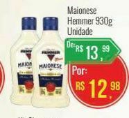 Mart Minas Maionese hemmer 930g unidade oferta