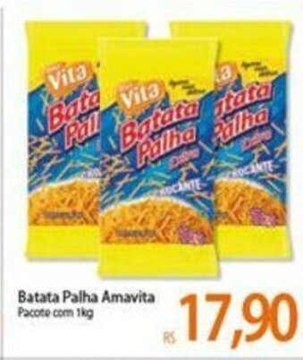 Atacadão Batata Palha Amavita 1kg oferta