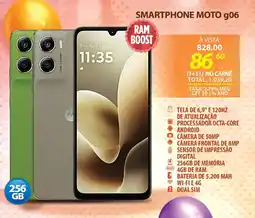 Lojas Cem Smartphone moto g06 oferta