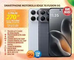 Lojas Cem Smartphone motorola edge 70 fusion 5g oferta