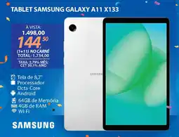 Lojas Cem Tablet samsung galaxy a11 x133 oferta