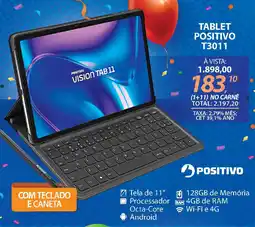 Lojas Cem Tablet positivo t3011 oferta