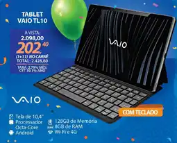 Lojas Cem Tablet vaio tl10 oferta