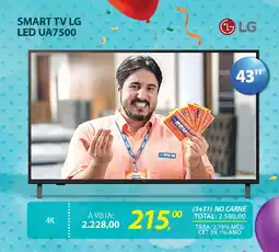 Lojas Cem Smart tv lg led ua7500 oferta