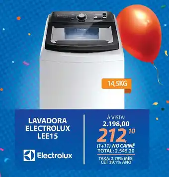 Lojas Cem Lavadora electrolux lee15 oferta