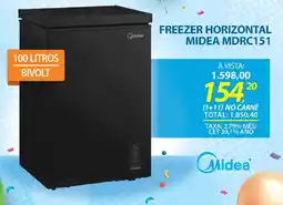 Lojas Cem Freezer horizontal midea mdrc151 oferta
