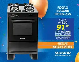 Lojas Cem Fogão suggar neo glass oferta