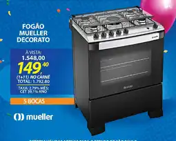Lojas Cem Fogão mueller decorato oferta