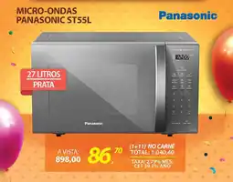 Lojas Cem Micro-ondas panasonic st55l oferta