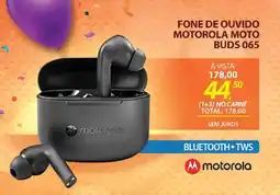 Lojas Cem Fone de ouvido motorola moto buds 065 oferta
