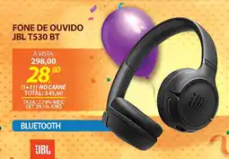 Lojas Cem Fone de ouvido jbl t530 bt oferta