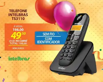 Lojas Cem Telefone intelbras ts3110 oferta