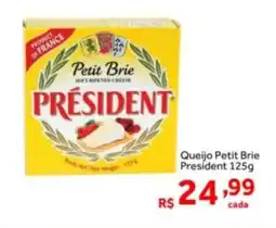 Shibata Supermercados Queijo Petit Brie President oferta