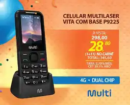 Lojas Cem Celular multilaser vita com base p9225 oferta