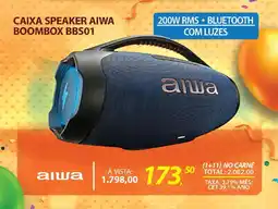Lojas Cem Caixa speaker aiwa boombox bbs01 oferta