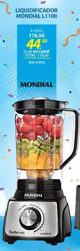 Lojas Cem Liquidificador mondial l1100 oferta