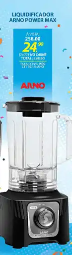 Lojas Cem Liquidificador arno power max oferta