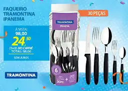 Lojas Cem Faqueiro tramontina ipanema oferta