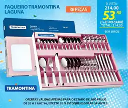 Lojas Cem Faqueiro tramontina laguna oferta