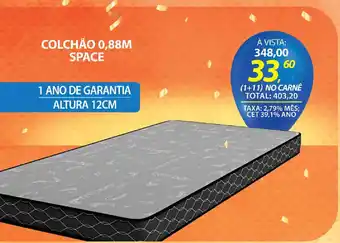 Lojas Cem Colchão 0,88m space oferta