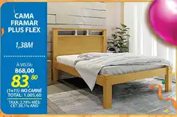 Lojas Cem Cama Framar Plus Flex oferta